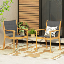 Load image into Gallery viewer, Cordoba - Dining Chair Set With Acacia Wood Frame And Textilen Upholstery (Set of 2) - Teak
