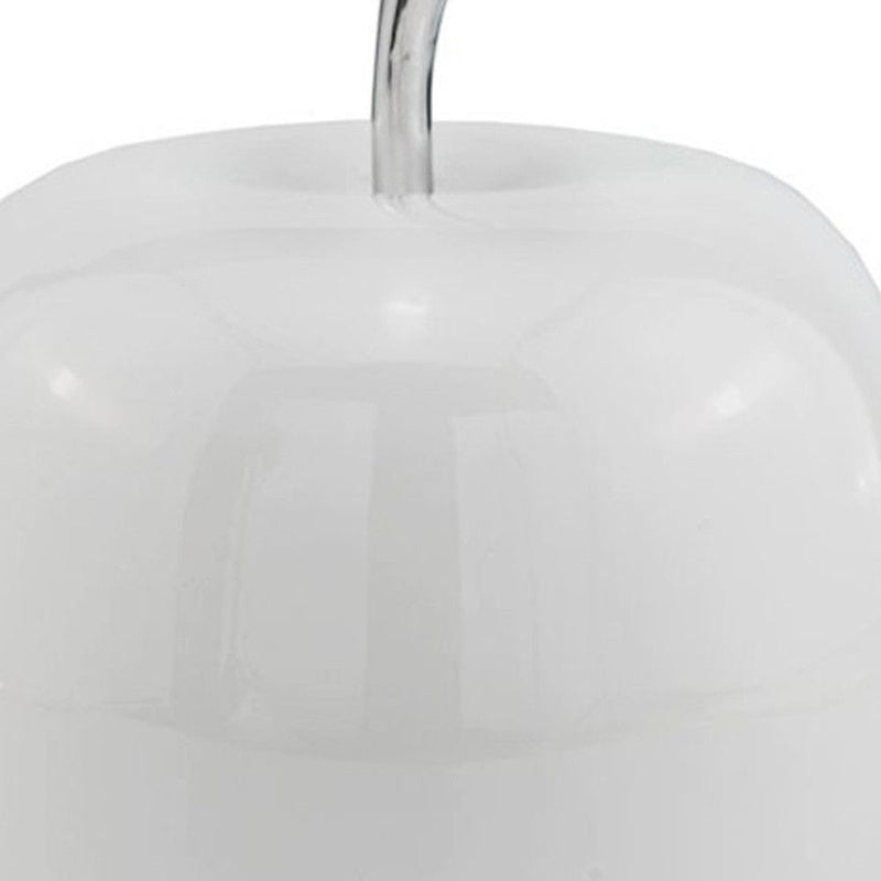 Decorative Apple Tabletop Sculpture (383743) - White