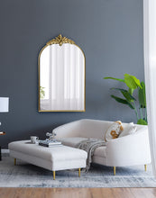 Load image into Gallery viewer, Arched Wall Mirror With Metal Frame, Wall Mirror For Living Room
