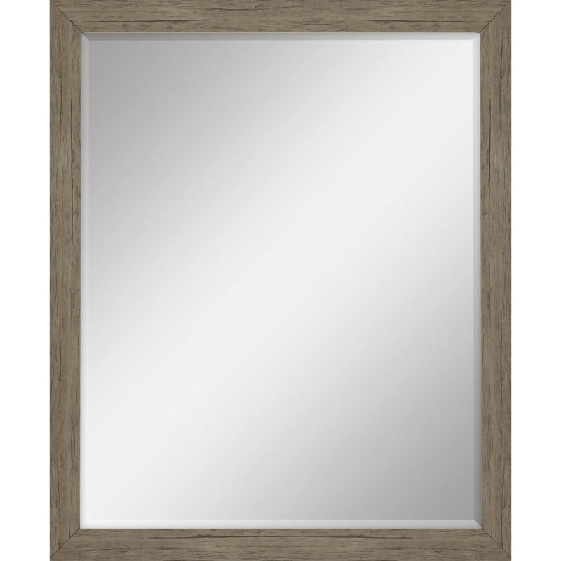 33" Accent Mirror - Light Brown