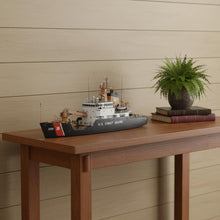 Load image into Gallery viewer, Hand Painted Model Boat (624548) - Black / White
