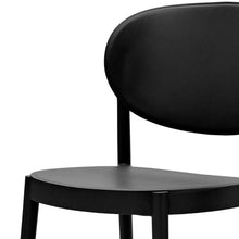Load image into Gallery viewer, Contemporary Heavy Duty Plastic Dining Side Chairs (Set of 4) - Black
