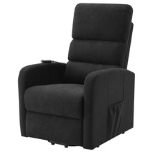 Load image into Gallery viewer, Royston - Upholstered Power Lift Recliner With Remote Comfort - Black
