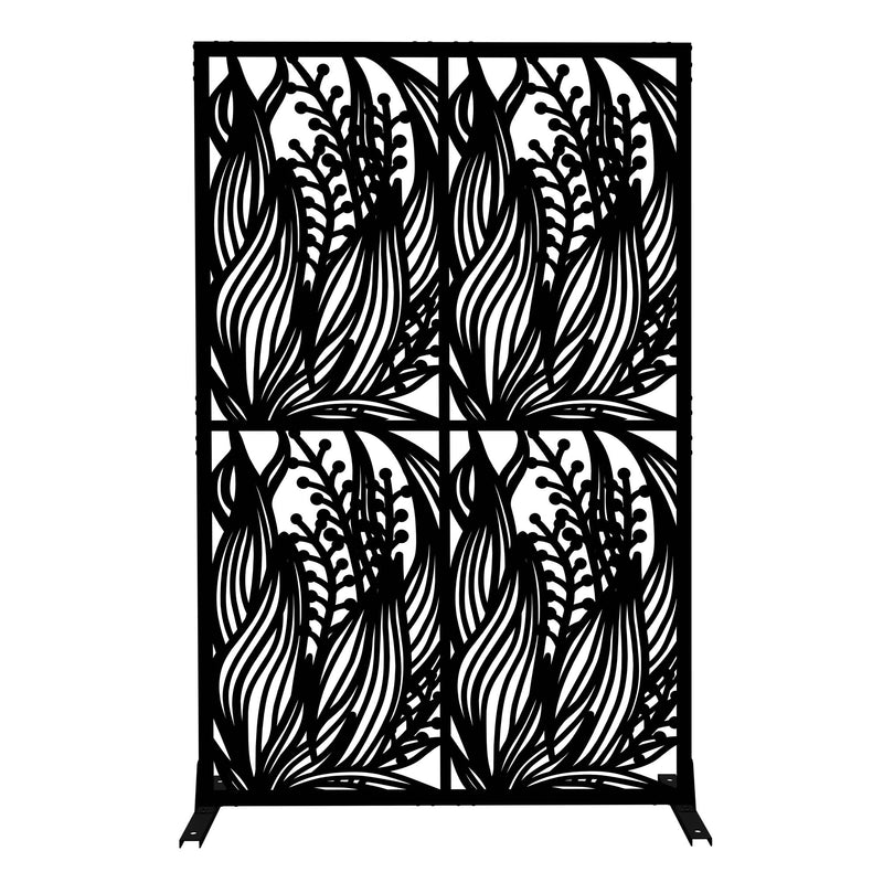 Free Standing Decorative Privacy Screen, Outdoor And Indoor Divider