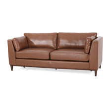 Load image into Gallery viewer, Contemporary 3 Seater Sofa Upholstery - Light Brown
