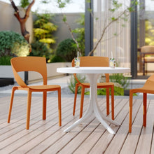 Load image into Gallery viewer, 4 Piece Set Of Modern Designed Single Chairs With Round Table
