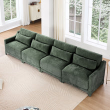 Load image into Gallery viewer, Elegant Sofa With Ergonomic Design And Lumbar Pillows
