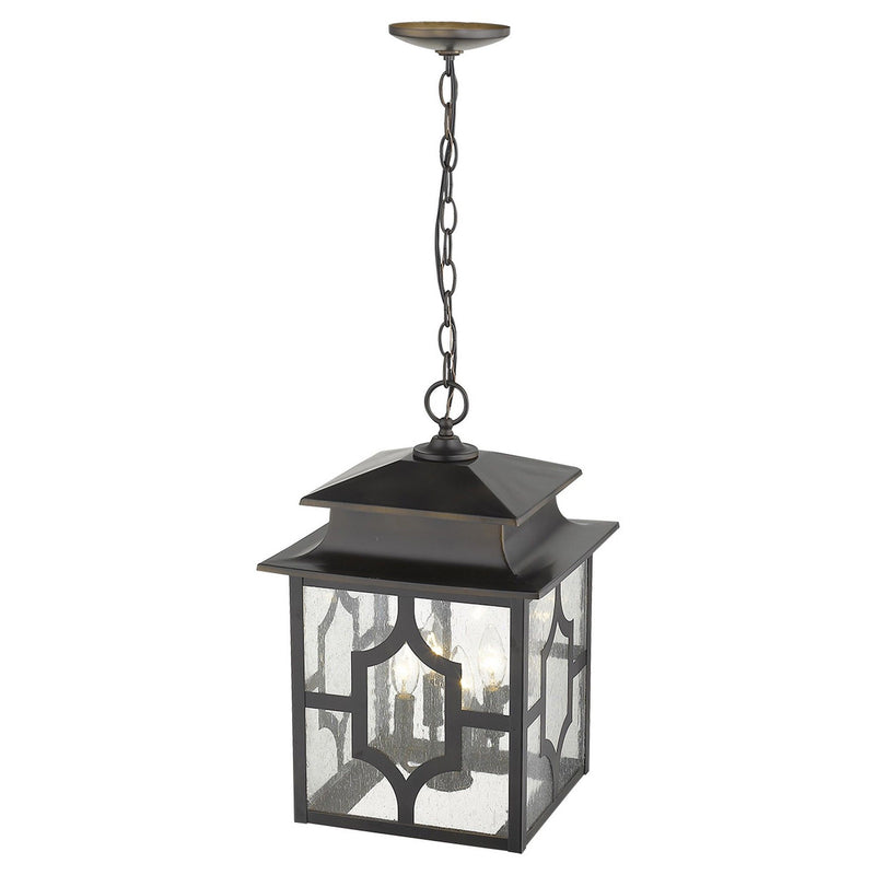 Calvert 4-Light Hanging Lantern - Oil-Rubbed Bronze