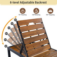 Load image into Gallery viewer, Outdoor Chaise With Adjustable Backrest
