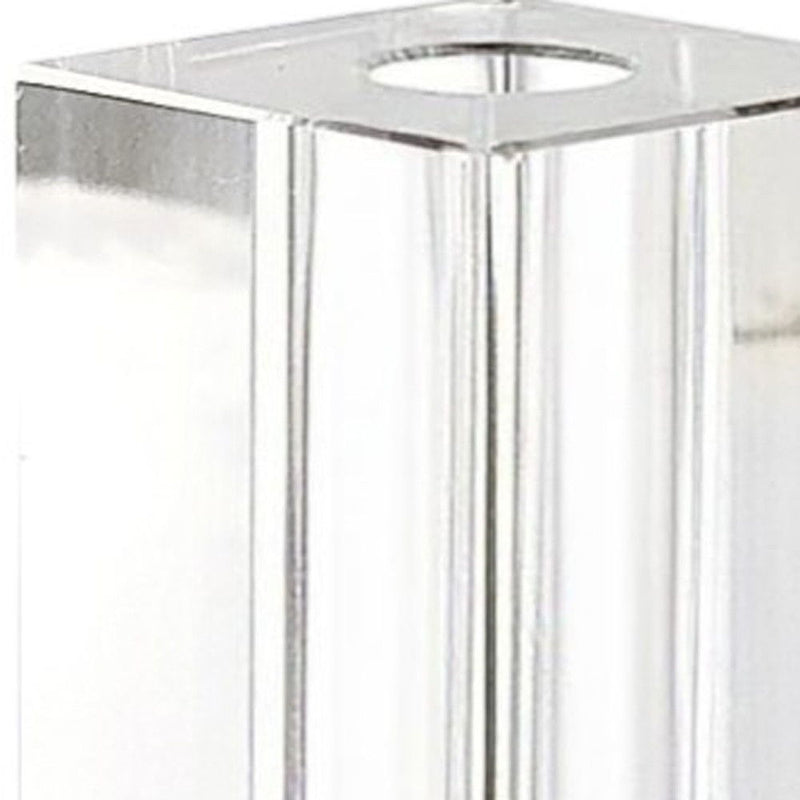 Square Free Table Vase - Clear