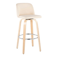 Load image into Gallery viewer, Toriano - Contemporary Fixed Height Barstool &amp; Swivel With Round Footrest (Set of 2)
