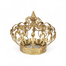 Load image into Gallery viewer, Golden Fleur de Lis Crown Sculpture - Gold
