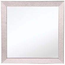 Load image into Gallery viewer, 24" Square Glass Framed Accent Mirror - Gray
