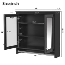 Load image into Gallery viewer, Modern Wall-Mounted Mirror Cabinet With Adjustable Shelves, Soft-Close Doors, High-Definition Mirror
