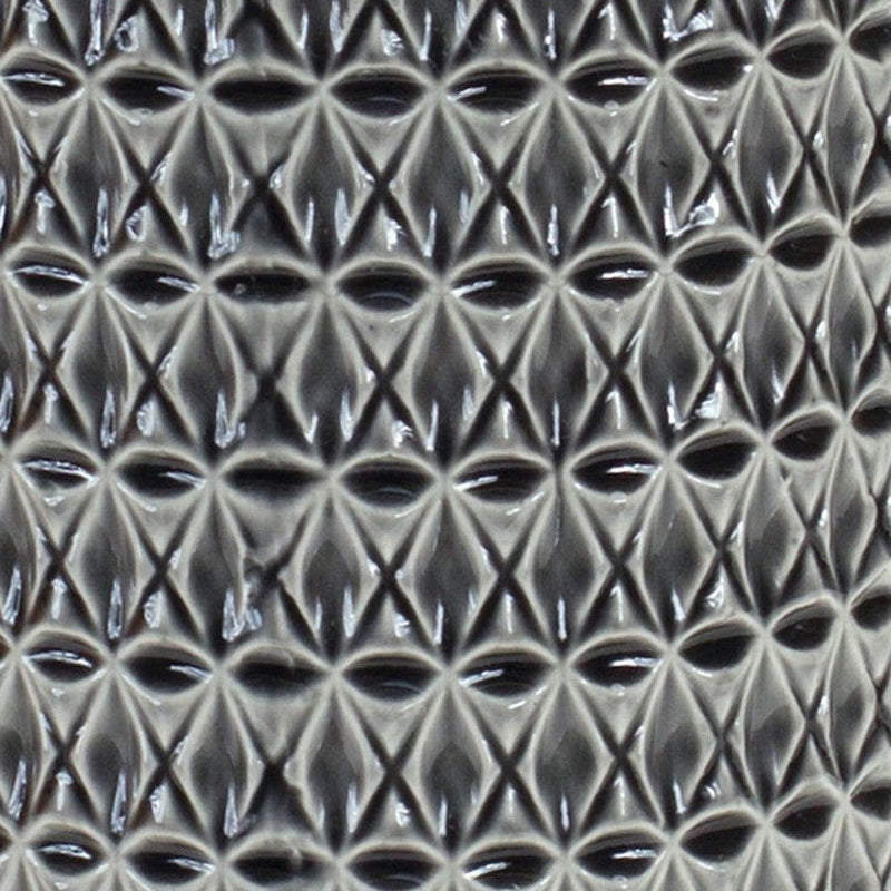 Geometric Cylinder Table Vase - Gray