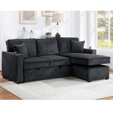 Load image into Gallery viewer, Convertible Sectional With USB / USB - C Port, Storage Chaise, Pull-Out Bed
