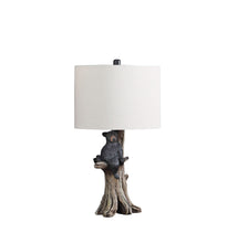 Load image into Gallery viewer, Blear in a Tree Table Lamp With Beige Shade - Black
