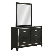 Load image into Gallery viewer, 1 Piece Dresser With Tapered Legs Furniture - Black
