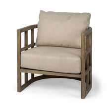 Load image into Gallery viewer, 30" Modern Fabric Arm Chair - Brown
