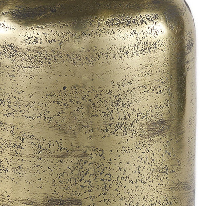 Cylindrical Tabletop Sculpture (608701) - Antiqued Brass