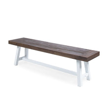 Load image into Gallery viewer, Tranquilizer - Outdoor Acacia Wood Bench With Slat Panel Design
