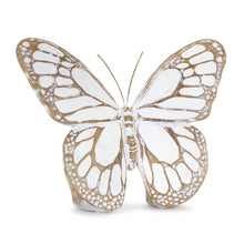 Load image into Gallery viewer, Poly Butterfly Tabletop Sculpture (Set of 3) - Brown / White
