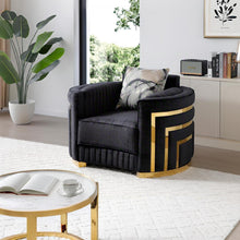 Load image into Gallery viewer, Soledad - Chair Upholstered With Hued Accents - Black
