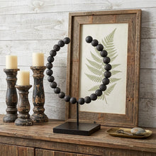 Load image into Gallery viewer, Abstract Beaded Tabletop Sculpture (392496) - Black
