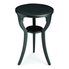 Load image into Gallery viewer, Manufactured Wood Round End Table With Shelf - Black
