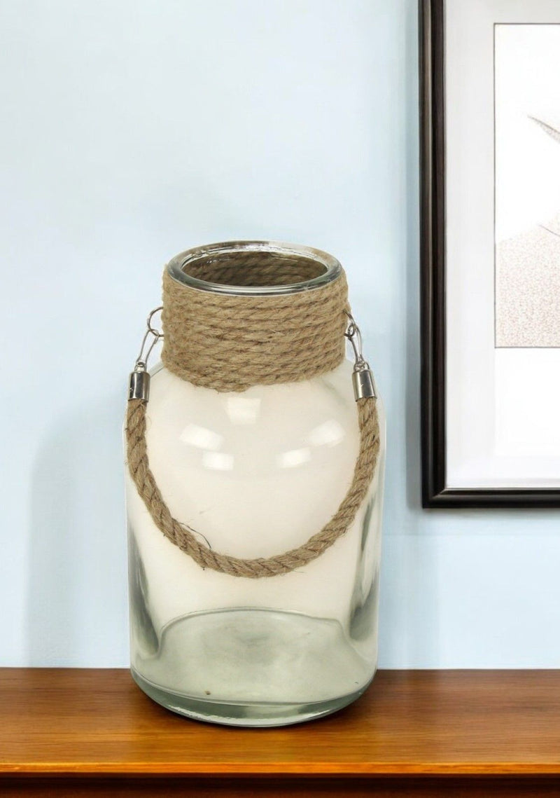 Glass Decorative Jug - Brown