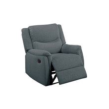 Load image into Gallery viewer, Manual Recliner With Upholstered Seat And Backrest Supportive Headrest

