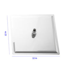 Load image into Gallery viewer, Ultra Thin Square Rainfall Shower Head Stainless Steel, Wall Or Ceiling Mount
