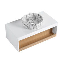 Load image into Gallery viewer, Floating Bathroom Vanity With Vessel Sink
