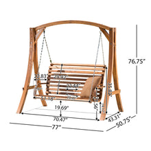 Load image into Gallery viewer, San Juan - Outdoor Swinging Loveseat With Support
