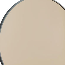 Load image into Gallery viewer, 20" Metal Round Framed Bathroom Vanity Mirror - Black
