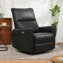 Load image into Gallery viewer, 270° Power Swivel Rocker Glider Recliner Chair With USB Ports
