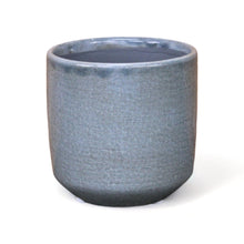 Load image into Gallery viewer, Crackle Mosaic Round Pot Planter (487387) - Gray
