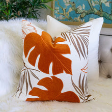 Load image into Gallery viewer, Autumn Vibes Leaf Accent Pillow
