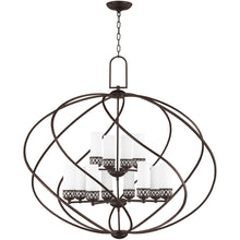 Load image into Gallery viewer, 39" Twelve Light Dimmable Chandelier With Shades - Bronze
