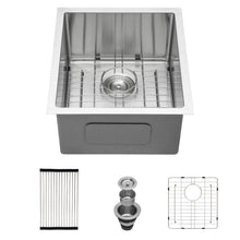 Load image into Gallery viewer, Modern Undermount Stainless Steel Kitchen Sink 16 Gauge, Deep Single Bowl
