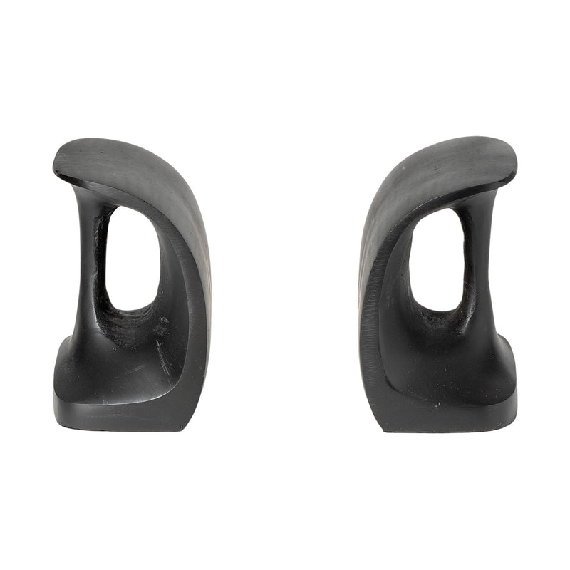 Decorative Bookends (Set of 2) - Black