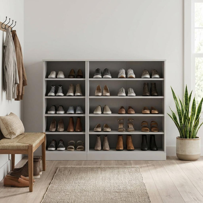 Solid Woodshoe Storage Cabinet (755959) - Off White