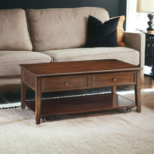 Load image into Gallery viewer, Manufactured Wood Rectangular Lift Top Coffee Table With Shelf - Walnut
