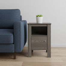 Load image into Gallery viewer, 24" Wood End Table With Shelf - Gray
