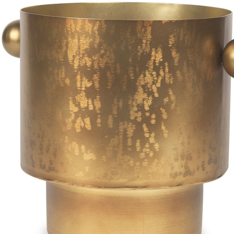 Round Table Vase (608300) - Gold