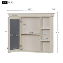 Load image into Gallery viewer, Wall Mounted Bathroom Storage Cabinet With Mirror Door
