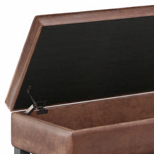 Load image into Gallery viewer, Cosmopolitan - Storage Ottoman Bench With Open Bottom
