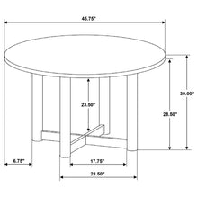 Load image into Gallery viewer, Graham - 5 Piece Round Dining Table Set - Walnut
