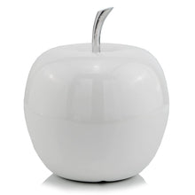 Load image into Gallery viewer, Decorative Apple Tabletop Sculpture (383753) - White
