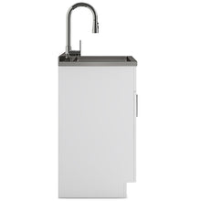 Load image into Gallery viewer, Shaker - Modern Wide, Laundry Cabinet With Faucet And Stainless Steel Sink
